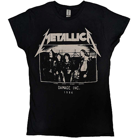 Metallica koszulka, Master of Puppets Photo Damage Inc Tour Black, damskie