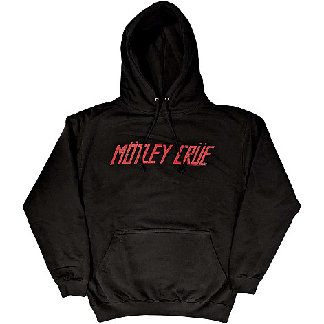 Motley Crue bluza, Distressed Logo Black, męska