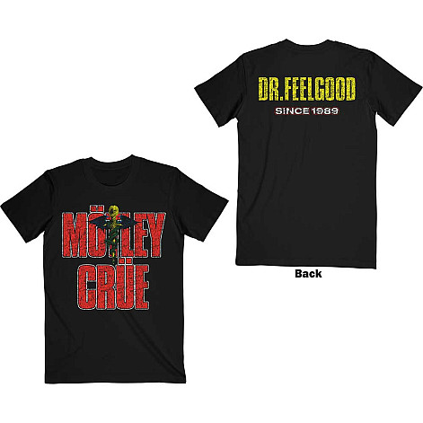 Motley Crue koszulka, Dr Feelgood Since 1989 BP Black, męskie