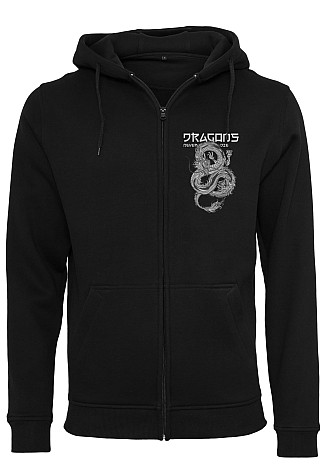 Imagine Dragons bluza, Dragons Never Die Zipped BP Black, męska