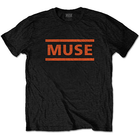 Muse koszulka, Orange Logo Black, męskie