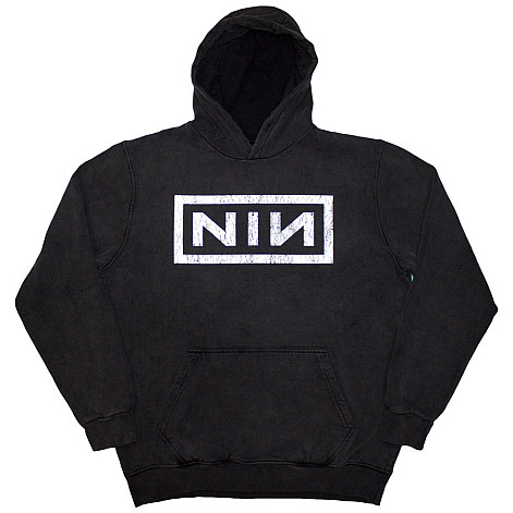 Nine Inch Nails bluza, Classic Logo Wash Charcoal Grey, męska