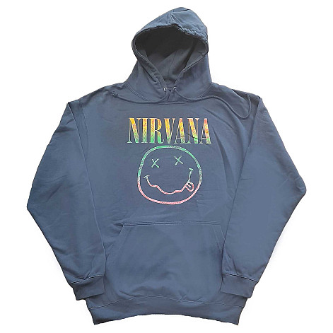 Nirvana bluza, Sorbet Ray Smiley Turquoise Blue, męska