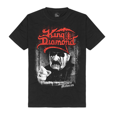 King Diamond koszulka, Madness Portrait Black, męskie