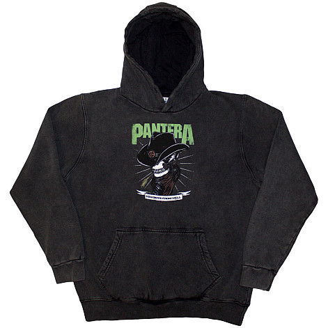 Pantera bluza, Skeleton Cowboy Wash Charcoal Grey, męska