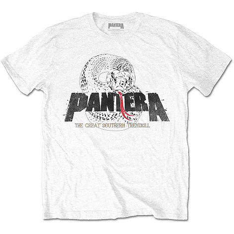 Pantera koszulka, Snake Logo White, męskie