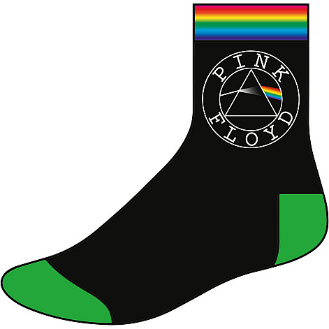 Pink Floyd ponožky, Circle Logo, unisex - velikost 7 až 11 (41 až 45)