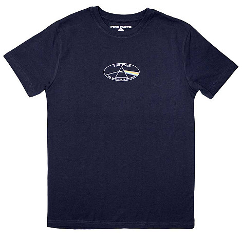 Pink Floyd koszulka, Mini DSOTM Oval Navy Blue, męskie