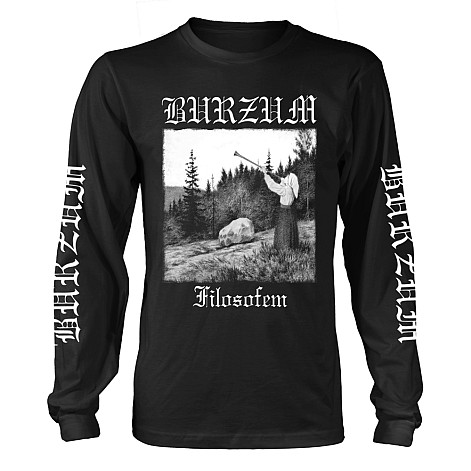 Burzum koszulka długi rękaw, Filosofem 2018 Black, męskie