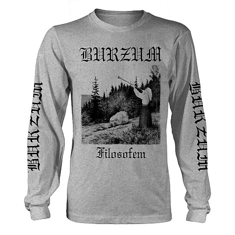 Burzum koszulka długi rękaw, Filosofem 3 Grey, męskie