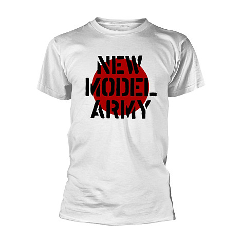 New Model Army koszulka, Logo White, męskie