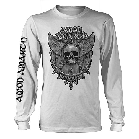 Amon Amarth koszulka długi rękaw, Grey Skull, męskie