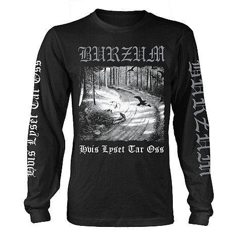 Burzum koszulka długi rękaw, Hvis Lyset Tar Oss Black, męskie