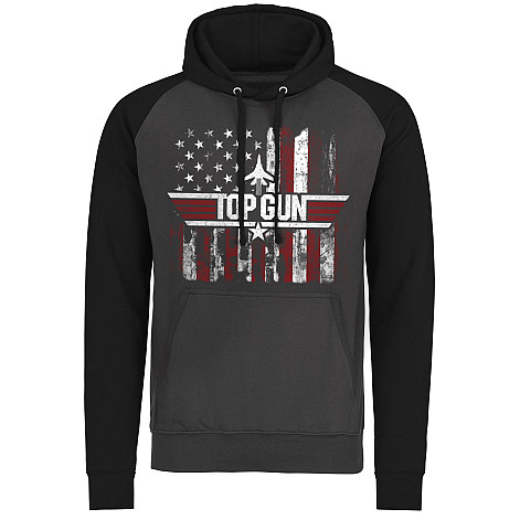 Top Gun bluza, America Black-Grey, męska