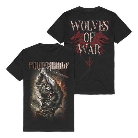 Powerwolf koszulka, Wolves of War BP Black, męskie