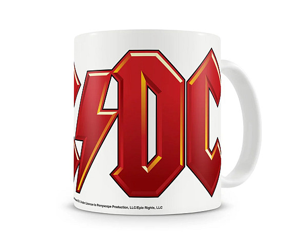 AC/DC ceramiczny kubek 250ml, AC/DC Logo Red