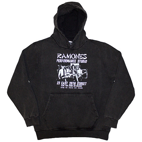 Ramones bluza, East Village Wash Charcoal Grey, męska