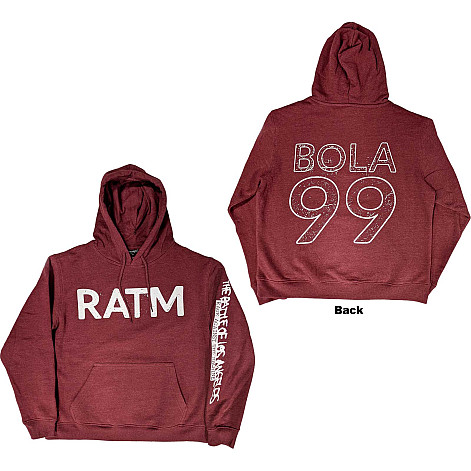 Rage Against The Machine bluza, Battle 99 BP Maroon Red, męska