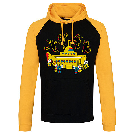 The Beatles bluza, Yellow Submarine Baseball Black Yellow, męska