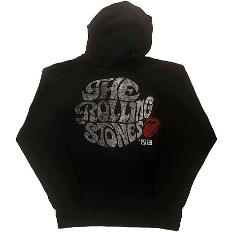 Rolling Stones bluza, Swirl Logo '82 Eco Black, męska