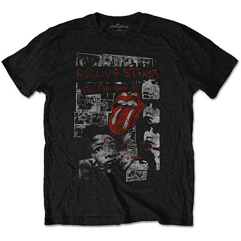 Rolling Stones koszulka, Elite Faded Black, męskie