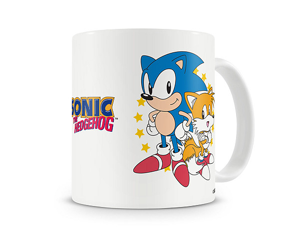 Sonic The Hedgehog ceramiczny kubek 250ml, Sonic & Tails