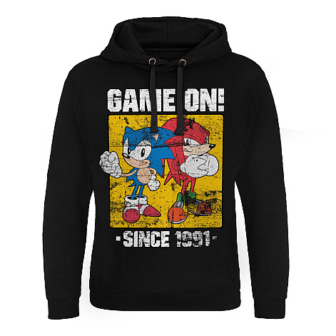 Sonic The Hedgehog bluza, Game On Since 1991 Epic Hoodie Black, męska