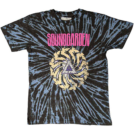 Soundgarden koszulka, Badmotorfinger Dip Dye Wash Blue, męskie