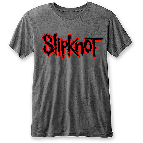 Slipknot koszulka, Logo Burn Out Grey, męskie