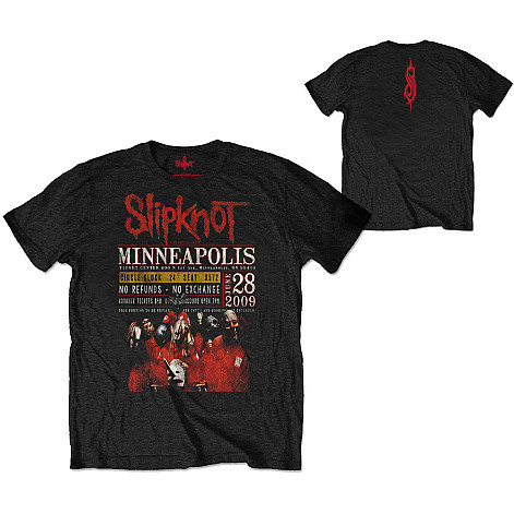 Slipknot koszulka, Minneapolis ´09 Eco-Tee BP Black, męskie