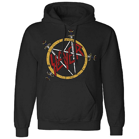 Slayer bluza, Pentagram Distressed Black, męska