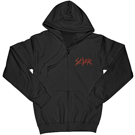 Slayer bluza, Etched Skull Zipped, męska