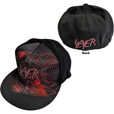 Slayer czapka z daszkiem, Snapback Spiderweb Black, unisex