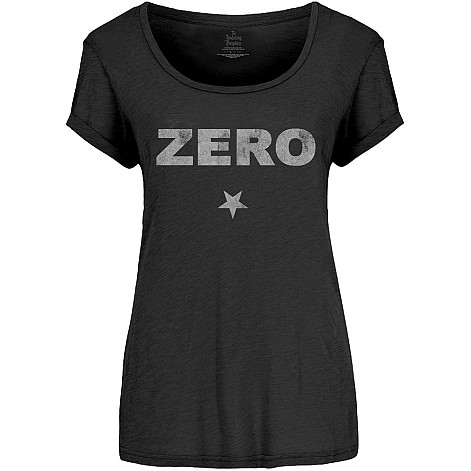 Smashing Pumpkins koszulka, Zero Distressed Ladies Black, damskie