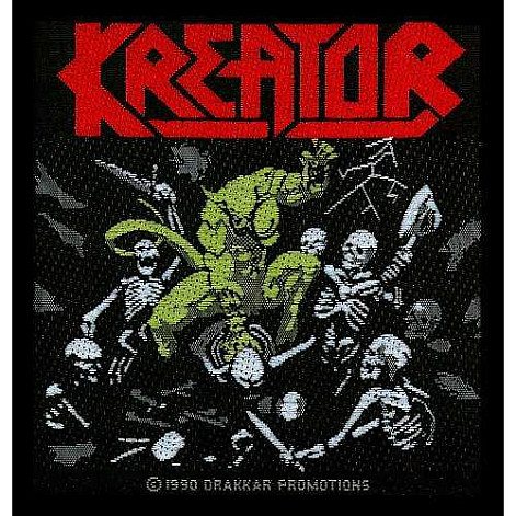 Kreator tkaná naszywka PES 100 x100 mm, Pleasure to Kill