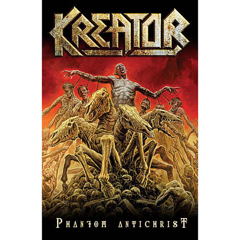 Kreator teszttylny banner 68cm x 106cm, Phantom Antichrist