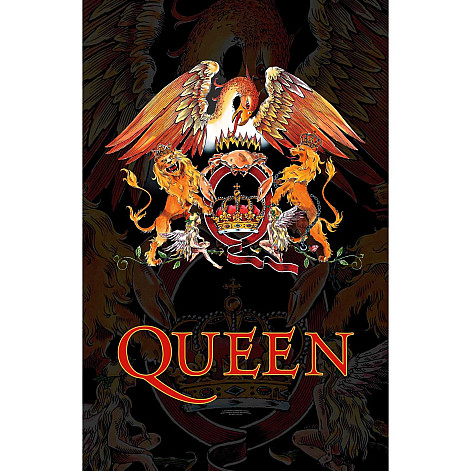 Queen teszttylny banner 70cm x 106cm, Crest