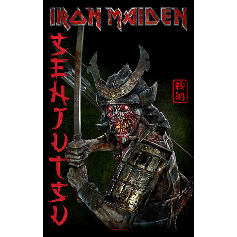 Iron Maiden teszttylny banner 70cm x 106cm, Senjutsu Album