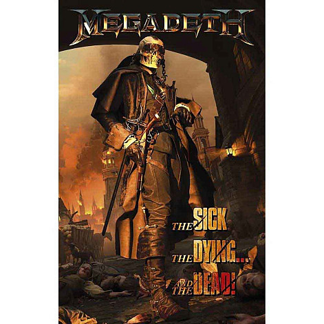 Megadeth tekstylny banner 70cm x 106cm, The Sick, The Dying And The Dead