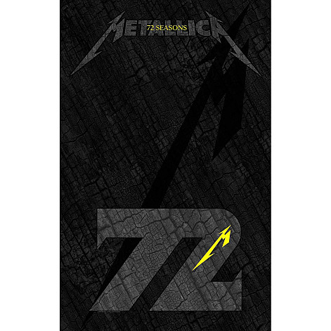 Metallica tekstylny banner 70cm x 106cm, Charred M72