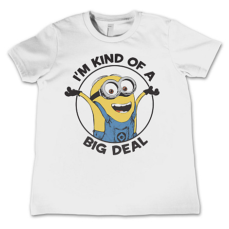 Despicable Me koszulka, I'm Kind Of A Big Deal Kids White, dziecięcy