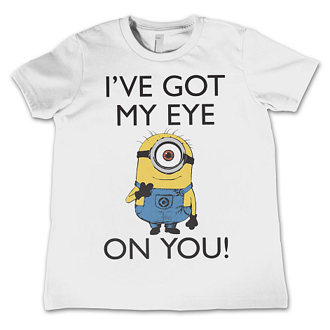 Despicable Me koszulka, I Got My Eye On You Kids White, dziecięcy