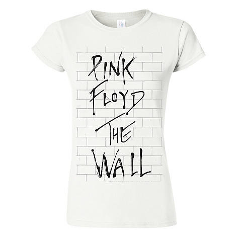 Pink Floyd koszulka, The Wall Album White Girly, damskie