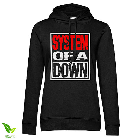 System Of A Down bluza, Logo Organic Girly Black, damska