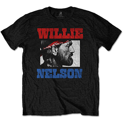 Willie Nelson koszulka, Stare Black, męskie