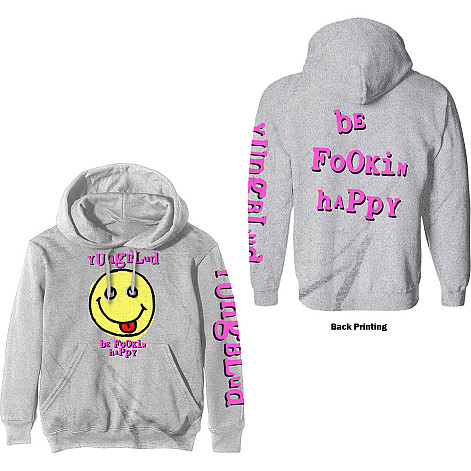 Yungblud bluza, Raver Smile Hoodie BP Grey, męska