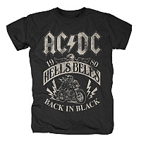 AC/DC koszulka, Hells Bells 1980 Black, męskie