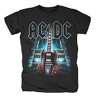 AC/DC koszulka, High Voltage Guitar Black, męskie