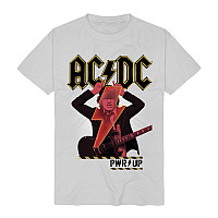 AC/DC koszulka, PWRUP Angus Devil Grey, męskie