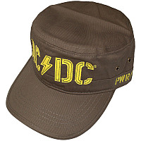 AC/DC czapka z daszkiem, PWR-UP & Stencil Logo Military Green, unisex